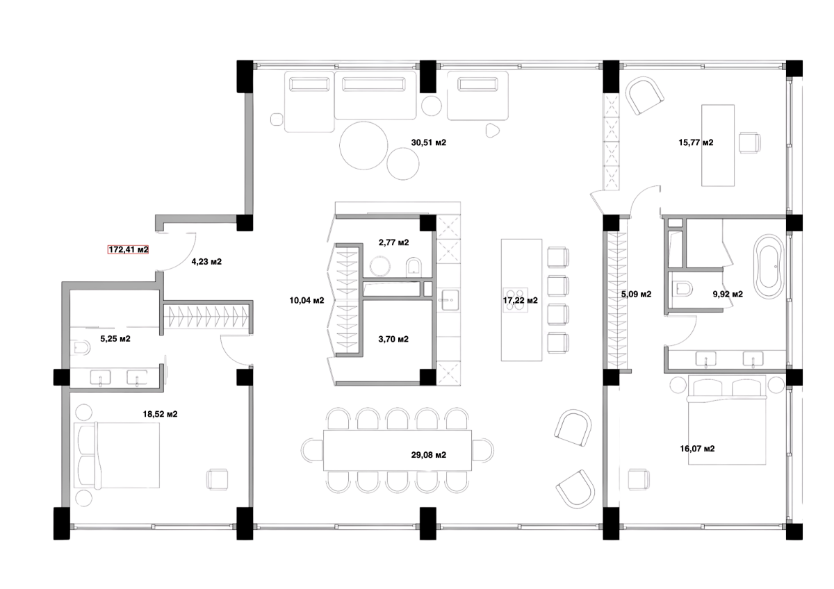 Բնակարան N504 | Հարկ 5 | Վաճառք Երևանում | Կամերտուն