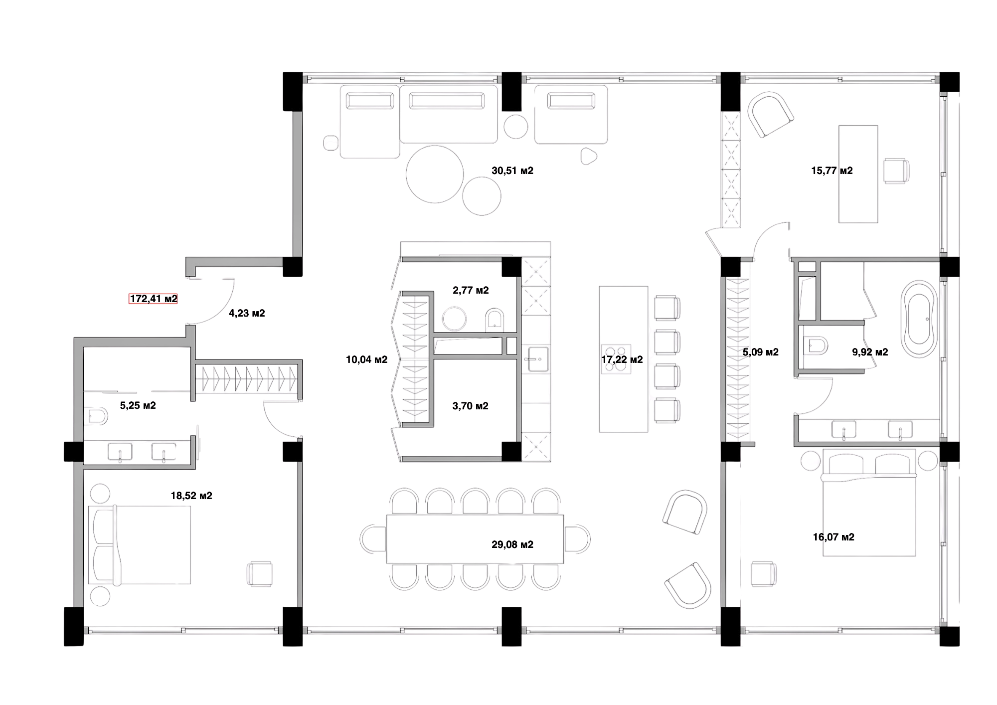 Բնակարան N504 | Հարկ 5 | Վաճառք Երևանում | Կամերտուն
