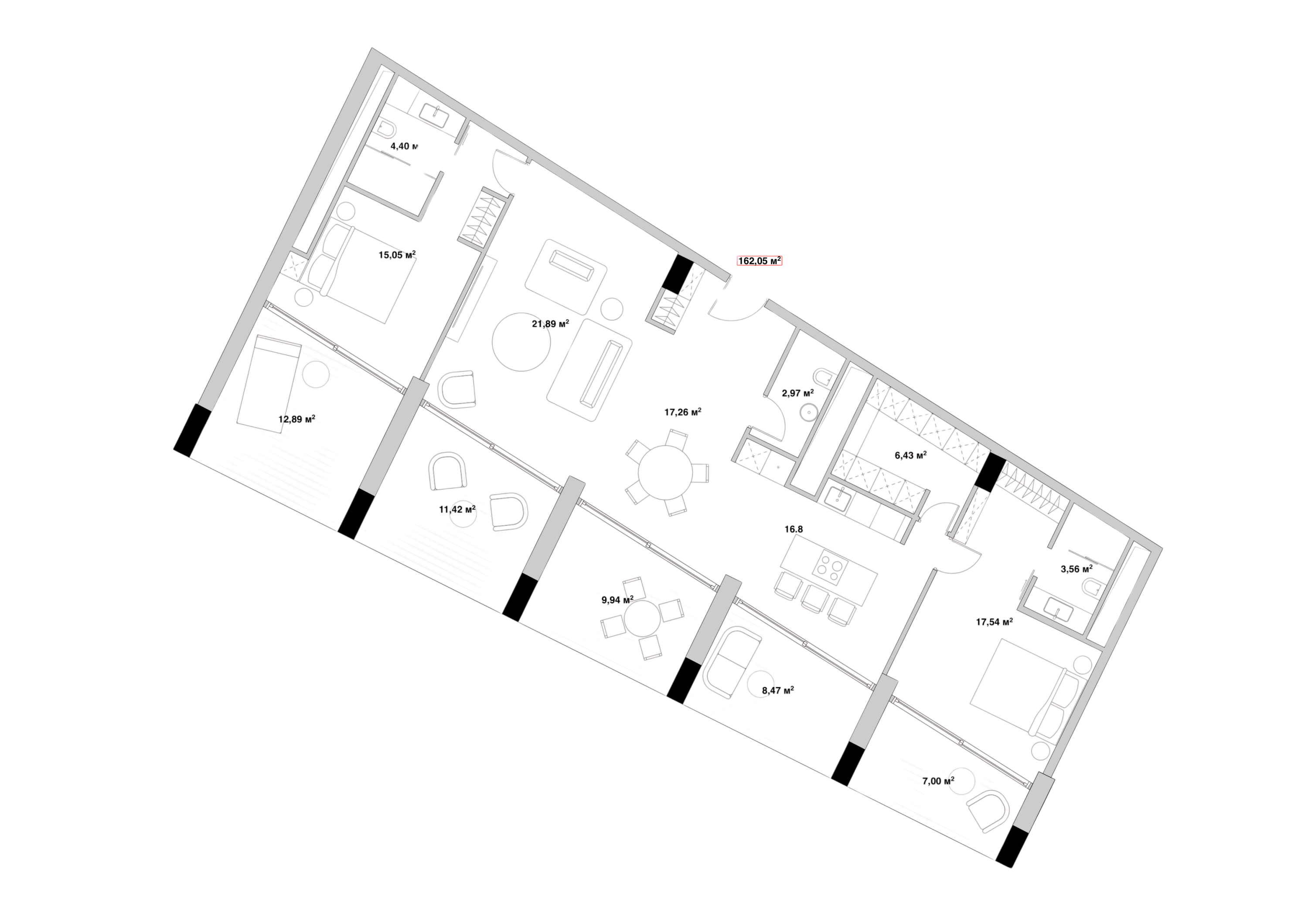 Բնակարան N601 | Հարկ 6 | Վաճառք Երևանում | Կամերտուն